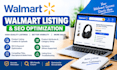 create and optimize walmart product listings with SEO