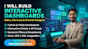 build interactive dashboard for sales, revenue and growth analysis