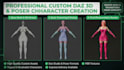 create custom daz3d nfsw characters for you