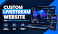 build a custom livestream website with rtmp chat and donations