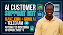 build an automated ai customer support bot on telegram