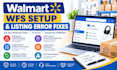 help with walmart wfs setup and fix listing errors