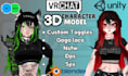 Create custom anime avatar vrc avatar vr character furry avatar nsfw ...