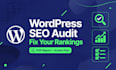 do SEO audit for your wordpress website and fix top issues