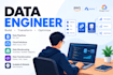 build data engineering pipelines using python, sql, and etl
