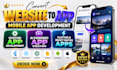 convert website app mobile app flutter app react native app ai app development