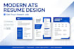 design modern resume and professional cv
