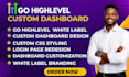 gohighlevel dashboard and saas automation