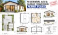 create residential adu, garage conversion site plan, city permit using autocad