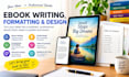format and design your ebook for kindle and publishing