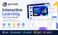 create interactive genially presentations, quizzes and elearning