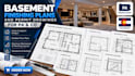 draw basement finishing plans and permit drawings