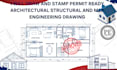 draw and stamp permit ready architectural structural and mep engineering drawing