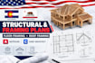 draw residential structural and framing plans in autocad