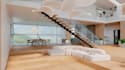 redesign modern japandi residential space, minimal apartment interior rendering