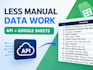 connect your API to google sheets with automatic data sync