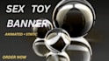 design adult toy banners