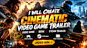 create cinematic video game trailer indie game book steam trailer