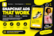 create and manage snapchat ads campaigns
