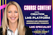create course content for your lms, talentlms, braincert, learnworlds and kajabi