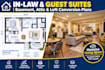 create in law suite and guest unit conversion plans