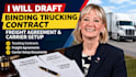 draft binding trucking contract, freight agreement, and carrier setup