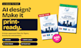 convert your ai design into print ready PDF with cmyk and bleed
