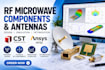 design rf microwave components and antennas using cst and hfss