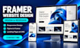 create full website with framer
