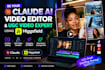 claude ai video editor ugc vid eoexpert higgsfield ai youtube video telegram bot