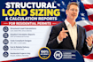 perform structural load sizing and calculation reports for residential permits