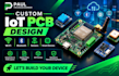 design custom iot pcb for smart devices, sensors and wireless systems