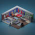 create 3d low poly environments and isometric scenes