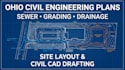design ohio civil engineering, sewer, grading, and drainage plan