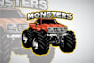 make modern professional monster truck logo