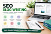 write engaging SEO blog writing and with keyword research