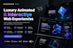 create luxury website animations, interactive webflow and 3d crypto websites