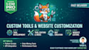 do website customization custom tools and bot creation