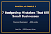 write personal finance blog posts and money articles