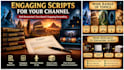 research and write engaging youtube documentary scripts