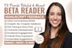 beta read romance beta read fantasy ya novel beta reader thriller beta reader