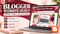 design a professional blogger website with SEO