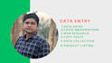 professional data entry, web research, and services