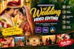 wedding video editing with cinematic color grading