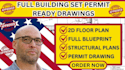 provide permit ready drawing as architect, structural engineer utah illinois fl
