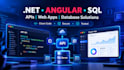 develop dotnet apis, angular apps and sql solutions