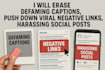 remove negative links, negative search, unwanted articles from search results