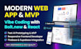 build web application using vibe coding and modern ai