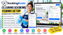 set up bookingkoala cleaning booking forms and integrate with wordpress or wix