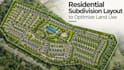 create a residential subdivision layout to optimize land use